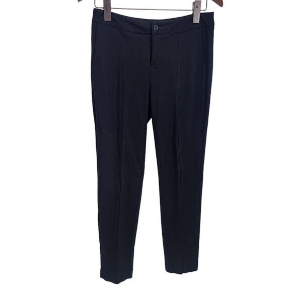 Cabi‎ Womens 3107 Capote Ponte Knit Trouser Black Ankle Pants Size 4 Rayon Blend - Picture 11 of 12